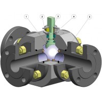 德國 OMAL馬格南晶圓PN 16碳鋼球閥