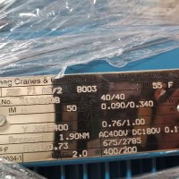 Demag減速機(jī)ZBF 132 B 8/2