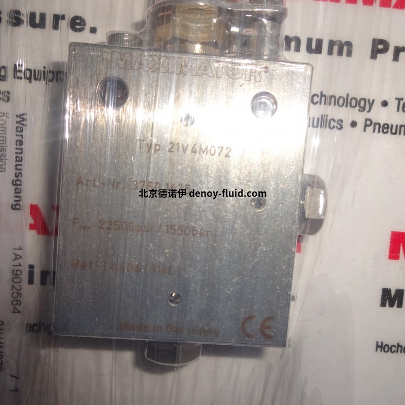 Maximator高壓泵S150D可用于采礦和建筑行業(yè) 