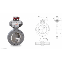 德國WAREX閥門，蝶閥金屬密封DKD 可用于高達(dá) 1100 °C 的溫度