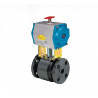 Effebi 驅(qū)動(dòng)閥Antares碳鋼，帶氣動(dòng)執(zhí)行器， 旋轉(zhuǎn)角度90度