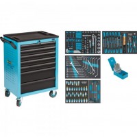 Hazet工廠車間設備工具推車178N-7 178NK-3單獨鎖定防止意外打開