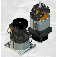 Ankarsrum KS42通用交流電機(jī)，可提供不同的軸承支架和各種風(fēng)扇設(shè)計(jì)