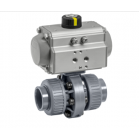 GEMü 410 系列氣動(dòng)蝶閥，提供常閉和常開(kāi)控制功能。閥體采用塑料設(shè)計(jì)