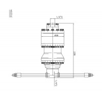Bolondi清潔旋轉式噴嘴噴頭PW610A MW440A布隆迪特制版本