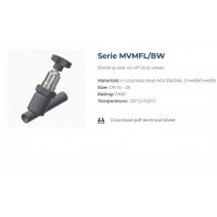 BUROCCO 系列MVMFL/BW拋物線形斜座開(kāi)關(guān)截止Y型手動(dòng)閥門(mén)