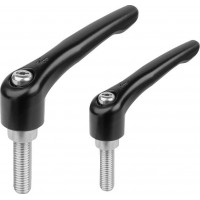 KIPP K0123_SE不銹鋼可調(diào)式手柄外螺紋零件英寸公制