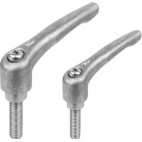 KIPP K0123_BL外螺紋可調(diào)式手柄不銹鋼英寸公制夾緊桿