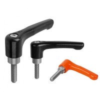 KIPP K0738平頭帶外螺紋可調(diào)式手柄不銹鋼英寸公制