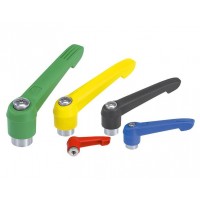 KIPP K0270內(nèi)螺紋不銹鋼螺紋插件塑料可調(diào)式手柄