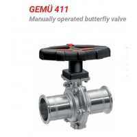 gemu-group GEMü 411軟座向心不銹鋼制成閥體緊湊手動蝶閥