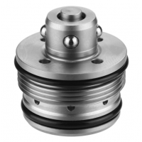 德國AMF 夾緊模塊，旋入式，短設(shè)計，開啟工作壓力，最小5巴至最大12巴