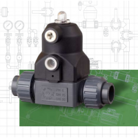 InterApp CM/CP系列氣動緊湊型隔膜閥，非常適合在密閉空間中使用