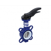 END-Armaturen 蝶閥，采用晶圓和凸耳設(shè)計(jì)，不銹鋼，鑄鐵或鋁制閥體