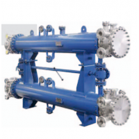 FUNKE 管殼式換熱器，主要用于冷卻潤(rùn)滑油和液壓油或水的加熱