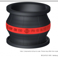 德國 ELAFLEX 紅色帶環(huán)橡膠膨脹節(jié) ERV-R