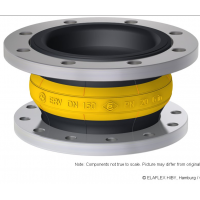 德國 ELAFLEX 黃色帶環(huán)橡膠膨脹節(jié) ERV - G