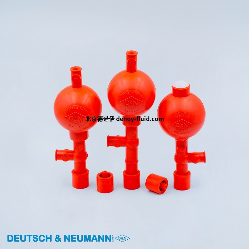 Deutsch&Neumann移液器470 0001紅色天然橡膠 colored_flip